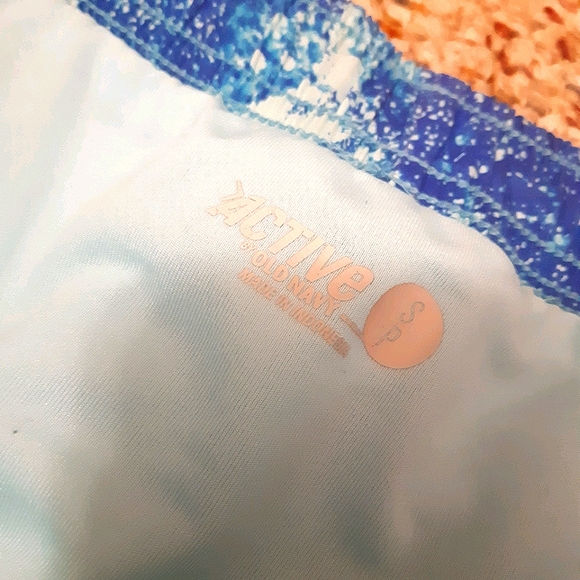 Galaxy blue old navy activewear shorts - Picture 2 of 2